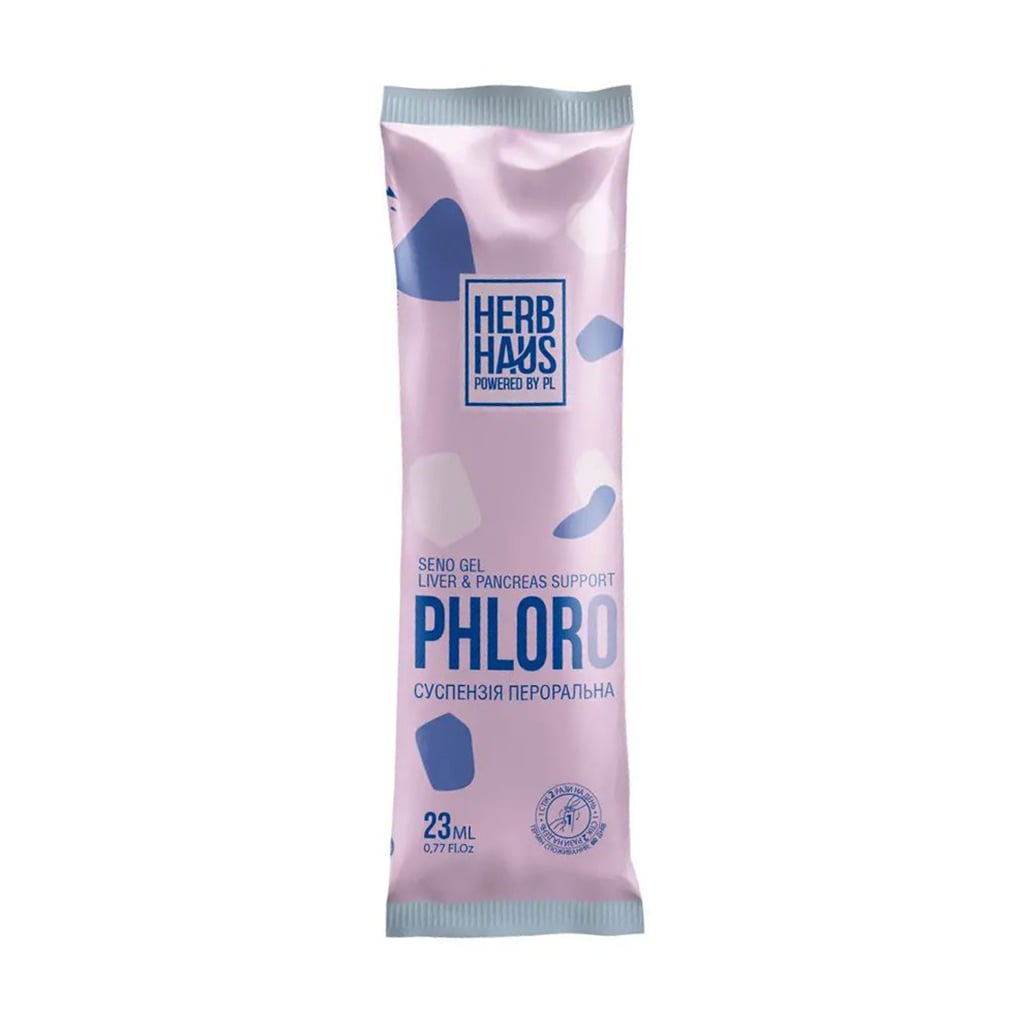 Комплекс Підтримка печінки та підшлункової залози HERB HAUS PhlorO Liver &amp; Pancreas Support в стіках, 30*23 мл